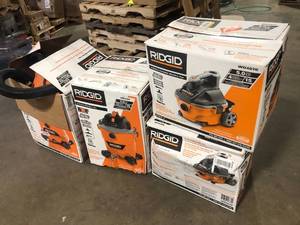 lot 3 image: Lot of Assorted WetDry Shop Vacs Various Models Sizes and Conditions  Customer Returns See Pictures