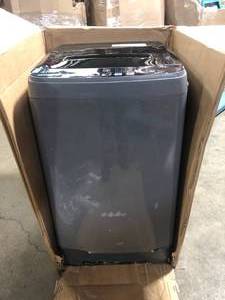 lot 4 image: JEREMY CASS 1.38 cu. ft. Full-Automatic Smart Home Top Load Washer, Washing Machine with Drain Pump, 17.7 lbs 10 Wash Program-Grey  Customer Returns See Pictures