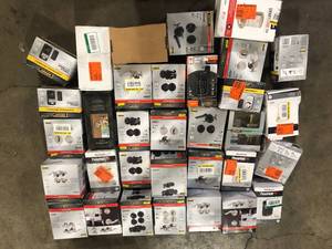 lot 19 image: Lot of Assorted Entry Door and Digital Door Handles Various Models and Conditions  Customer Returns See Pictures