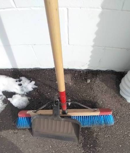 Shop Broom and Dust Pan