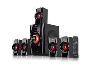 New beFree Sound 125-Watt 5.1 Channel Surround Sound Bluetooth Speaker System - Set of 5