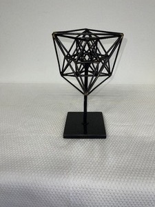 Black Finished Accent Art Piece