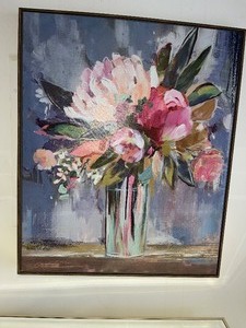 Print of Bouquet of Flowers in a Vase