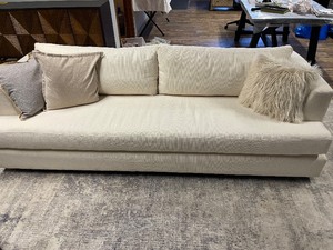 Beautiful White Fabric Couch