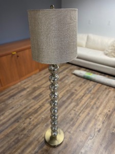 Silver Floor Lamp