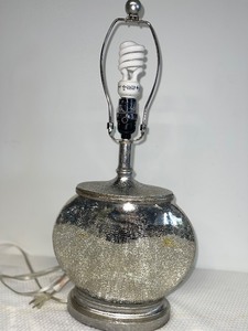 Silver Table Lamp