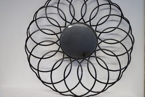 Wire and Mirror Wall Art