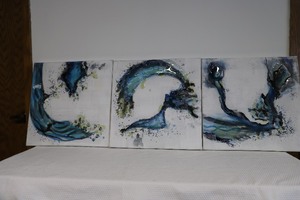 Set of 3 Edge Wrapped Wall Art