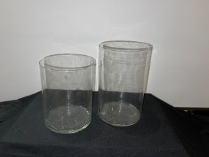 2 piece Glass Vase Set
