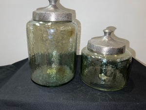 2 Piece Glass Container Set