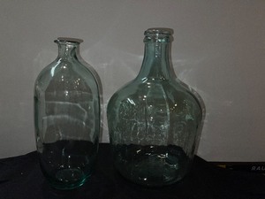 2 Piece Glass Vase