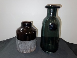 2 Piece Glass Vase