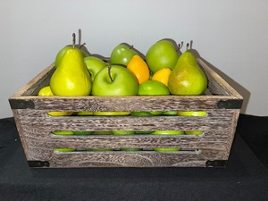 Basket Faux Fruit
