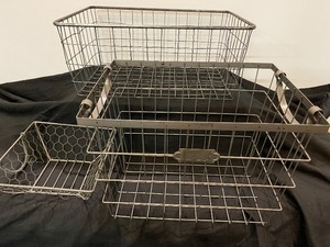Lot of 3 Wire Baskets