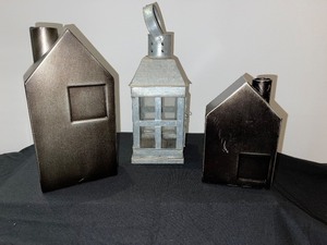 Lot of 3 Metal Decor Accent Pieces