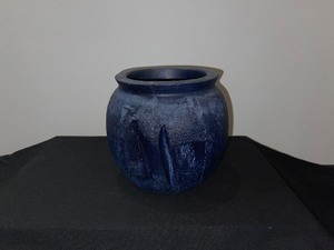 Carved Teak Vase