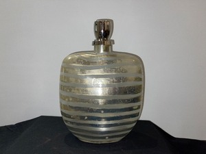 Bottle Shaped Silver Vase