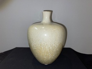 Glazed Bottle Vase