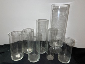 Lot of 7 Misc. Glass Cylinders