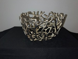 Metal Sculpture Bowl