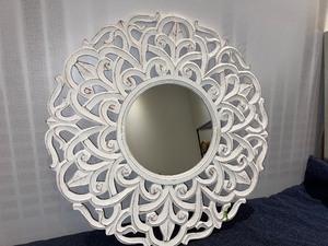 Wall Art Sculpture WCentered Mirror
