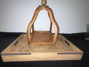 Lot of 2 Wood Items