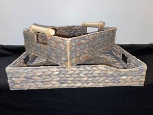 Set of 2 Tray Baskets