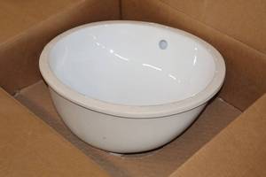 lot 698 image: Kohler Caxton Oval Undercounter Lavatory 2209-0