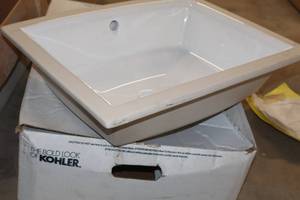 lot 701 image: Kohler Archer Undercounter Lavatory 2355-0