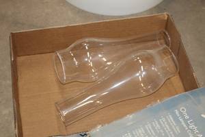 lot 719 image: Lot of (2) Replacement Lantern Glass
