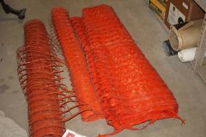 lot 783 image: Lot of (3 Rolls) 46 Plastic Mesh Fencing
