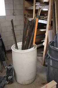 lot 781 image: Lot of (26) Metal Fence Posts
