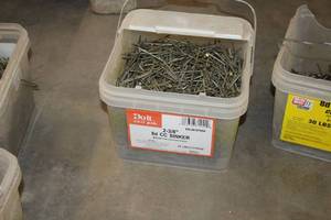 lot 830 image: Lot of (1 Partial Pail) 2-38 8D Sinkers