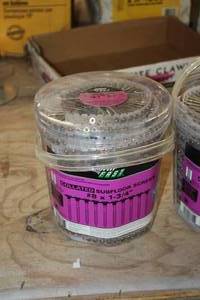 lot 841 image: Lot of (1 Pail) Grip Fast #8 1-34 Collated Sub Floor Screws