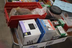 lot 871 image: Lot of (1 Box) Assorted Fasteners - Rivets, Screws
