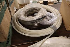 lot 1006 image: Lot of (3 Rolls) 100-PSI 12 Plastic PEX-a Tubing