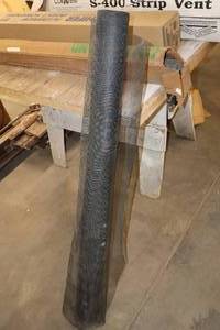 lot 1011 image: Lot of (1 Roll) 4 Black Fiberglass Screen