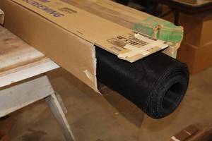 lot 1012A image: Lot of (1 Roll) Aluminum Insect Screening 100x48