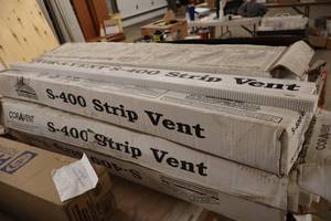 lot 1017 image: Lot of (24) Cor-A-Vent 4 Strip Vent S-400