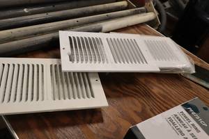 lot 1032 image: Lot of (3) Metal Vent Covers