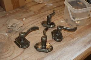 lot 1053 image: Lot of (2) Door Handle Sets