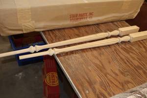 lot 1822 image: Lot of (2) Unprimed Ballisters