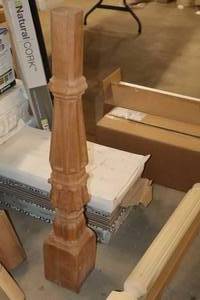 lot 1836 image: Lot of (1) Wood Post