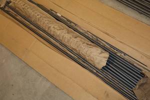 lot 1842 image: Lot of (14) Wrought Iron Round Rods 12