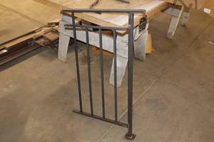 lot 1846 image: Wrought Iron Railing Section 37x24