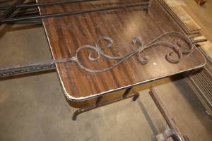 lot 1852 image: Wrought Iron Dcor 12x8x45-12