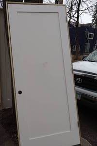 lot 1116 image: Solid Core 1-Panel Door 35-34x88 with Jamb