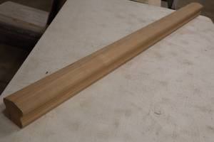 lot 1869 image: Unstained Wood Hand Rail 47-316x2-58x2-38