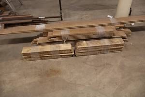 lot 1874 image: Lot of (42) Assorted Tongue & Groove Wood Flooring
