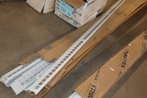 lot 1881 image: Lot of (1 Box) Aluminum Roof Ridge Line Vent 96-12x2